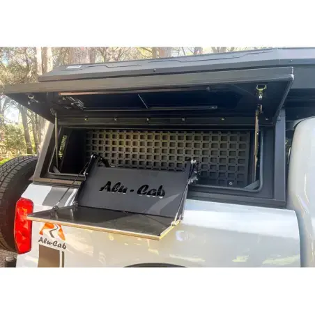 Tablette pliante pour compartiment latéral hard-top Alu-Cab